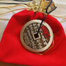 【發(fā)貨】山鬼花錢(qián)吊墜道家真品古錢(qián)幣項鏈朱砂八卦銅錢(qián)飾品 祝?？?復古山鬼花錢(qián) 4.5cm 純銅 曬單實(shí)拍圖