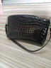絲芙倫品牌2026秋冬新款真皮斜挎小包包女手機包高級感亮皮女神節腋下單 石頭紋黑色 4D469868BD 曬單實(shí)拍圖