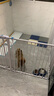 聚悠寵狗狗圍欄寵物狗柵欄室內自由組合隔離欄家用圈小狗組裝狗窩籠子泰迪柯基博美中型小型犬防越獄狗籠 L型136*100cm(含1門(mén)) 高度80cm 曬單實(shí)拍圖