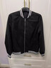 西原美 輕奢薄款休閑男士夾克衫2024秋季韓版潮流棒球領(lǐng)修身外套FD126 黑色 M（建議體重100-115斤） 曬單實(shí)拍圖