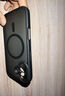 京東京造【膚感磁吸】iPhone17 磁吸手機(jī)殼蘋果17 保護(hù)套透明磁吸防摔MagSafe充電新款蘋果手機(jī)殼 黑色 曬單實(shí)拍圖