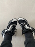 三沙Sansha三沙現代舞鞋女爵士透氣軟底反絨皮運動(dòng)舞蹈鞋廣場(chǎng)舞鞋黑色36 曬單實(shí)拍圖