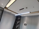 真有材 LED长条灯办公室工业长方形工程平板吊线灯商场超市店铺健身房灯 黑框白光1.2米*10厘米-36瓦 实拍图