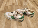 楓葉（leaveland）阿甘鞋男春季新品復古撞色透氣慢跑鞋戶(hù)外登山軟底運動(dòng)休閑鞋子男 卡其色(皮鞋碼) 40 曬單實(shí)拍圖