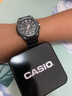 卡西歐（CASIO）經(jīng)典運(yùn)動(dòng)防水防震學(xué)生手表石英表 MW-620H-1AVDF黑色 曬單實(shí)拍圖