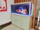森森（SUNSUN）魚缸水族箱客廳免換水風(fēng)水家用金魚缸 1.5米長 41.6cm寬 時尚底濾(黑白灰可選) 曬單實(shí)拍圖