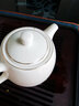 古德窯功夫羊脂白玉泡茶壺泡茶茶具家用客廳輕奢高檔辦公室喝茶茶壺單壺 JD羊脂玉（描金純白）-井欄壺 曬單實(shí)拍圖