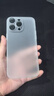 俏皮畫(huà)【A4紙薄】蘋(píng)果16手機(jī)殼iPhone15promax磨砂超薄14plus鏡頭全包新款輕薄外殼 13 Pro Max【透黑色】-升級(jí)自帶鏡頭膜 曬單實(shí)拍圖