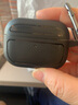 飛利浦（PHILIPS） 適用AirpodsPro二代耳機(jī)套蘋果airpods3纖維紋朋克風(fēng)輕奢硅膠 Airpods Pro【深空灰】 曬單實(shí)拍圖
