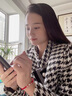 是你（IS YOU）銀轉(zhuǎn)運(yùn)珠情侶手鏈女士手工編織時(shí)尚手繩圣誕節(jié)生日禮物送女友老婆 轉(zhuǎn)運(yùn)珠手繩一對+禮盒 曬單實(shí)拍圖