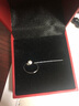 我愛鉆石網(wǎng)鉑金鉆石耳釘女18k金耳飾結(jié)婚六爪裸鉆定制送女友情人節(jié)七夕禮物 白18K金共18分FG色 鉆石耳飾 曬單實拍圖