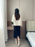 香影【咩咩絨】毛毛外套女短款2024秋冬新款毛絨皮毛一體仿生皮草 米色 S 曬單實(shí)拍圖