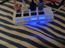 雨碩 USB分線器擴(kuò)展口USB HUB一拖四集線器USB帶獨(dú)立開(kāi)關(guān)集線器 USB2.0帶燈4口4開(kāi)關(guān)/白色 曬單實(shí)拍圖