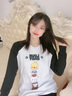 嬌銀春夏季外穿月子服春秋純棉產(chǎn)后產(chǎn)婦哺乳家居服孕期孕婦睡衣女套裝 黑白 M（建議體重100-120斤左右穿） 曬單實(shí)拍圖