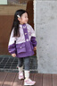 班喜迪女童外套春秋季2025新款兒童衣服洋氣女寶寶三合一可拆卸秋裝童裝 紫色 三合一 【搖粒絨內膽】 80 cm 曬單實拍圖