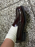 HARUTAHaruta45050粗跟單鞋女休閑鞋子百搭學生小皮鞋女jk制服鞋樂福鞋 棕色 39 曬單實拍圖