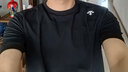 迪桑特T恤男女情侶基礎(chǔ)款Tough小標(biāo)時(shí)尚休閑運(yùn)動(dòng)速干彈性舒適圓領(lǐng)短袖 黑色BLK0 M （95） 曬單實(shí)拍圖
