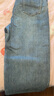 夢(mèng)舒雅藍(lán)色高腰闊腿牛仔褲女春秋季新款寬松百搭顯瘦直筒寬腿褲子 20125藍(lán)色 28/2尺1 曬單實(shí)拍圖