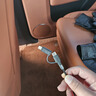 以禾（Yeehpure）適用理想L6L7L8L9車(chē)載數據線(xiàn)i8/MEGA后排手機快充電線(xiàn)typec配件 二合一【蘋(píng)果+TypeC】彎頭彈簧線(xiàn) 曬單實(shí)拍圖