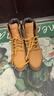添柏嵐（Timberland）女靴休閑鞋春夏戶(hù)外徒步防潑水踢不爛大黃靴耐磨厚底高幫馬丁靴 A5RJD231/小麥色/建議拍小一碼 39 曬單實(shí)拍圖