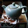 柏采汝窯茶壺 粉青色-老釉 凝珠壺HR-109B 茶具開(kāi)片功夫茶具 粉青-老釉 曬單實(shí)拍圖