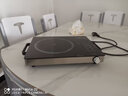好妻子日本NEG鈦晶板 家用電陶爐炒菜電陶爐電磁爐家用大功率煮茶爐3500W不挑鍋火鍋套餐光波爐 3500W鏡面銀七環(huán)火電陶爐【直角湯鍋套配烤盤】 曬單實拍圖
