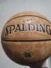 SPALDING美國斯伯丁飛行員06系列7號PU籃球 十字形顆粒吸濕材料易操控 棕色（77-739Y） 曬單實(shí)拍圖