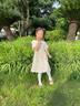 俞兆林（YUZHAOLIN）女童連衣裙夏季兒童裙子中小童短袖田園碎花裙可愛翻領(lǐng)裙子 曬單實拍圖