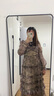 LULUALWAYS我愛露露25秋季新款華麗復古宮廷風長款連衣裙蛋糕裙女 米色 L 曬單實拍圖