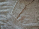 無(wú)印良品 MUJI 女式 含牦牛絨羊毛 寬版毛衣 BAL02A0A 燕麥色 M-L 曬單實(shí)拍圖