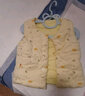 豆苗兒寶寶馬甲秋冬季加厚兒童保暖馬甲嬰兒手工棉花馬甲夾小孩棉背心 可愛(ài)黃色（厚款） 110碼建議3~4周歲 曬單實(shí)拍圖