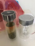 富光雙層玻璃杯大容量辦公水杯  家用過(guò)濾網(wǎng)玻璃帶把茶杯帶手柄帶蓋 兩只裝703-280ml和700B-320ML 曬單實(shí)拍圖