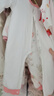 婧麒嬰兒連體衣保暖秋冬夾棉冬季新生兒衣服寶寶150g加厚哈衣服 150g粉色花叢兔 80cm 曬單實(shí)拍圖