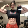 BORURZ 春夏季休閑褲男冰絲九分寬松彈力運動大碼褲薄款胖子 灰色 3XL適合(190-210)斤 曬單實拍圖