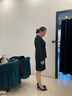 簡(jiǎn)蜓職業(yè)裝女裝套裝新款時(shí)尚春秋氣質(zhì)女士西服工作服西裝面試正裝工裝 黑西裝+白襯衫+半裙+西褲 L 曬單實(shí)拍圖