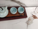 陶立方汝窯陶瓷大號茶壺茶杯禮盒包裝開(kāi)片茶道整套茶具一壺兩杯旅行套裝 百川歸海壺套組 曬單實(shí)拍圖
