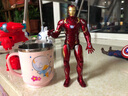 中動玩具兒童禮物玩具男孩生日漫威鋼鐵俠蜘蛛俠美隊模型玩具手辦可動擺件 MK46鋼鐵俠【經(jīng)典彩盒+支架】 曬單實拍圖