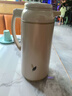 象?。╖O JIRUSHI）保溫壺日本原裝進(jìn)口大容量雙層玻璃內(nèi)膽居家保冷保溫瓶熱水瓶AFFB CA米色 1.85L 曬單實(shí)拍圖