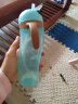 贝亲（Pigeon）婴儿吸管杯宝宝婴儿学 饮杯双把手 儿童企鹅杯日本原装进口  蓝色  330ml  03218 实拍图