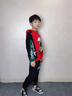 宇龍童話宇龍童話兒童春秋套裝9歲男童秋季帥氣男孩大童國潮衛(wèi)衣兩件套 紅色卡卡西春秋款（衣服+褲子） 140 曬單實拍圖