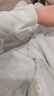 幸棉寬松舒適落肩開(kāi)衫家居服soft系列抓絨羅紋睡衣女款套裝秋秋款 女款淺粉色 L (男61-70/女61-65kg) 曬單實(shí)拍圖
