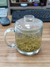 樂美雅家用玻璃杯耐熱泡茶杯帶把水杯透明茶杯創(chuàng)意微波喝水杯子 諾卡380ml2只帶玻璃蓋 曬單實拍圖