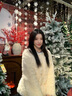 舒芳蝶（shufangdie）小香風羊羔毛外套女2024冬季新款小個子寬松加厚白色毛毛上衣棉服 米白 M 曬單實拍圖