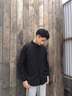 西域駱駝（VANCAMEL）襯衫男長袖襯衣男士寬松休閑男裝上衣韓版純色衣服 深灰 L 曬單實拍圖