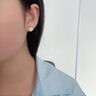 六桂福珠寶鉆石一貝子黃金耳釘女士足金耳飾七夕情人節(jié)禮物送女友老婆生日 金重約1.71g*足金耳飾*品牌禮盒 曬單實(shí)拍圖