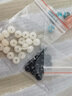 集祥閣   天然白玉菩提根散珠桶珠佛珠DIY手鏈?zhǔn)执氤善放滹棿钆涓糁楦羝?直徑8毫米*厚度6毫米/顆 曬單實(shí)拍圖