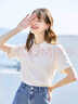 百圖betu女裝秋季新款西裝小香風(fēng)外套金屬排扣百搭西裝女2307T46 米白 L 曬單實(shí)拍圖