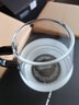 ORTOR玻璃杯男女帶把手單層透明泡茶水杯子家用玻璃水具手柄杯 凡圣手柄杯6只裝 曬單實拍圖
