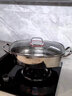 歐樂(lè )多（Olodo）304不銹鋼蒸鍋大容量蒸煮兩用蒸魚(yú)鍋大號橢圓蒸魚(yú)神器海鮮氣蒸鍋 定時(shí)304蒸魚(yú)鍋贈五大禮 2層 38cm 曬單實(shí)拍圖
