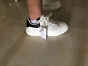 咖織（Kaazzhhee）小白鞋2024夏季新款松糕內增高同款學(xué)生情侶休閑板鞋厚底男鞋運動(dòng) 黑皮尾【千元級高品質(zhì)】禮盒包裝 41 (男碼) 曬單實(shí)拍圖